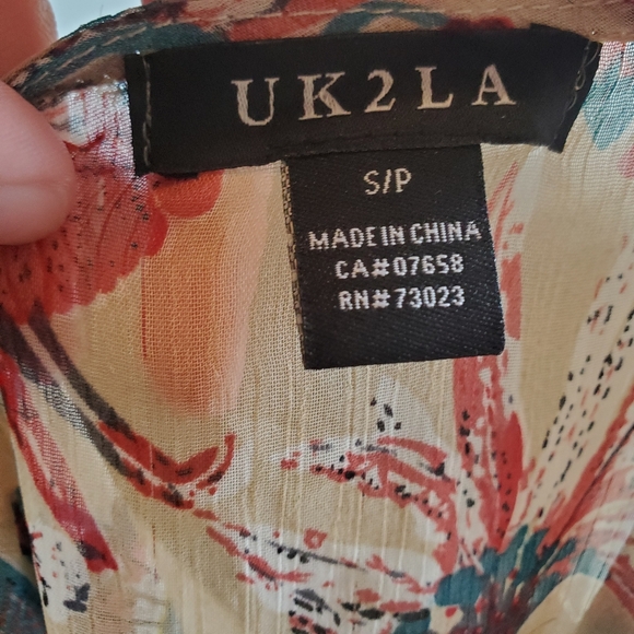 UK2LA Sheer Boho Fringe Cover Up - Picture 8 of 8